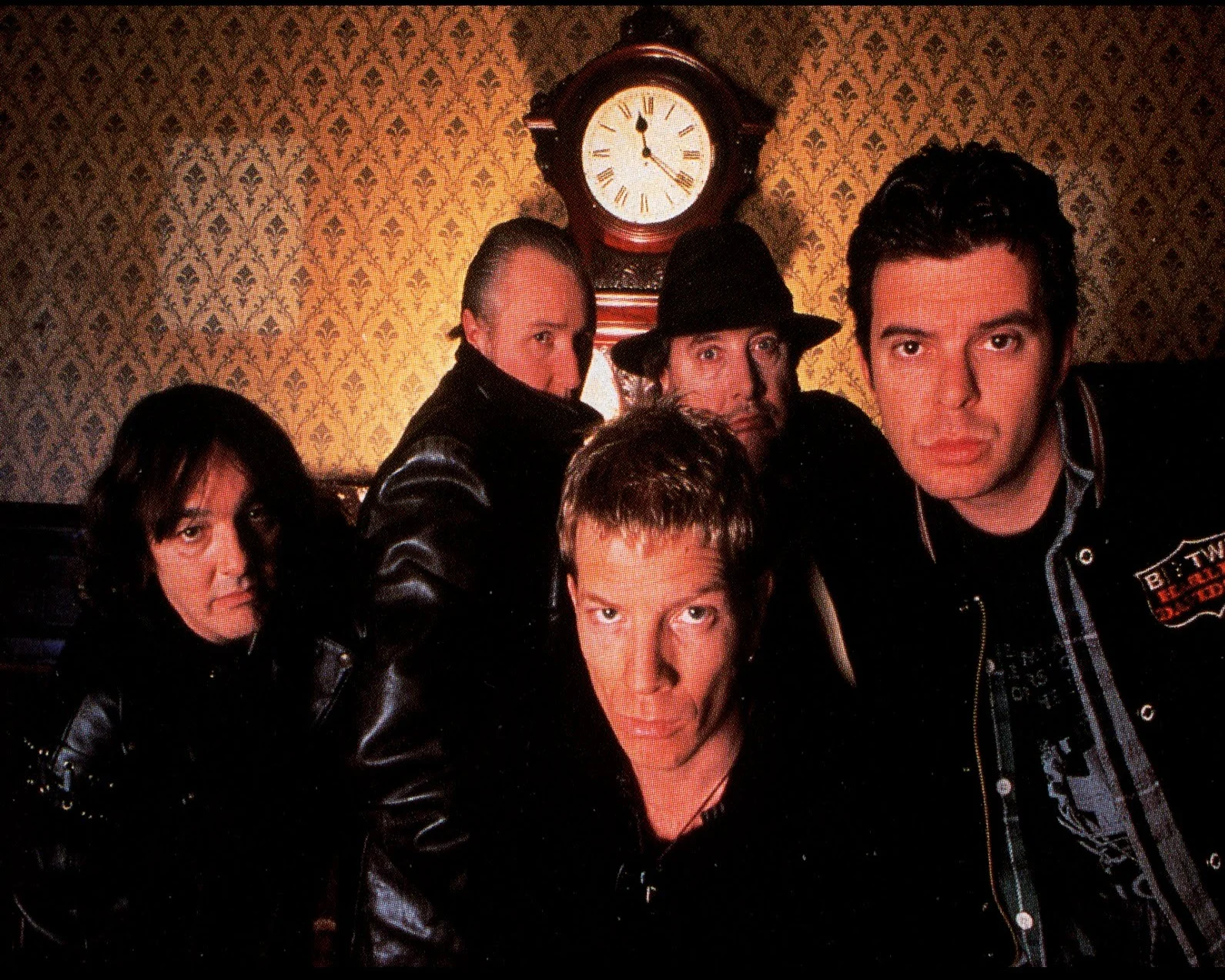 The new line-up, Clockwise from left: Dave Greenfield, John Ellis, Jet Black, JJ Burnel, & Paul Roberts