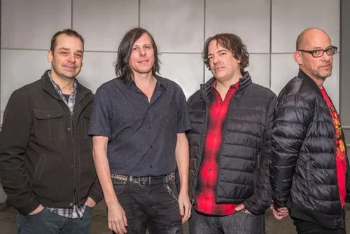 The Posies’ 2018, 30th anniversary tour included a return to their Frosting on the Beater line-up: Mike Musberger, Ken Stringfellow, Jon Auer, and Dave Fox.