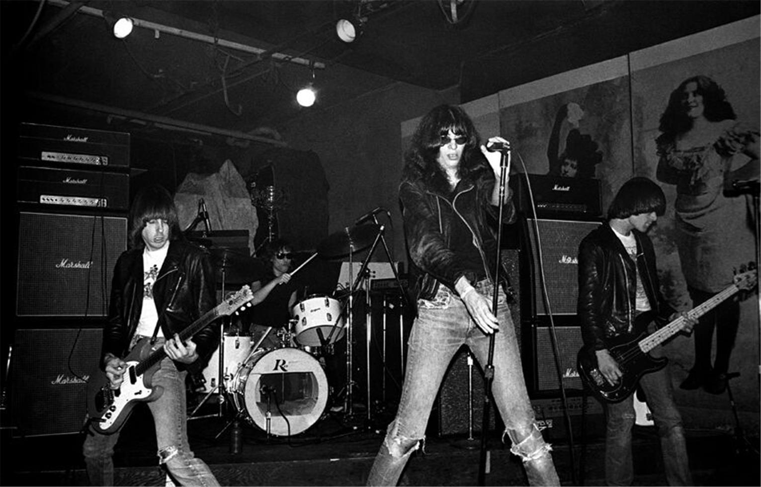 The Ramones at CBGBs in 1977