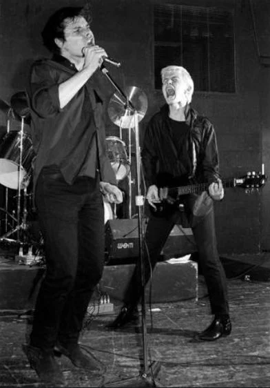 Gene October and William Broad (not yet Billy Idol) of the band, Chelsea