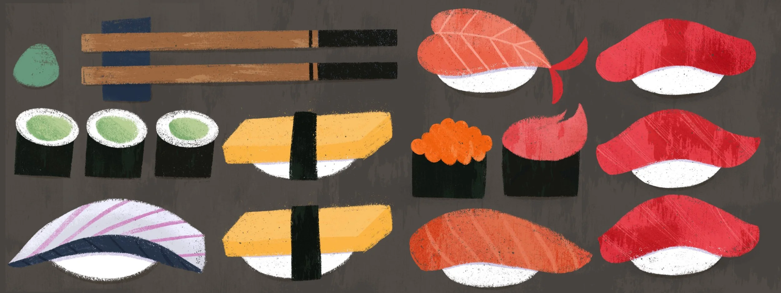 Colorful Sushi