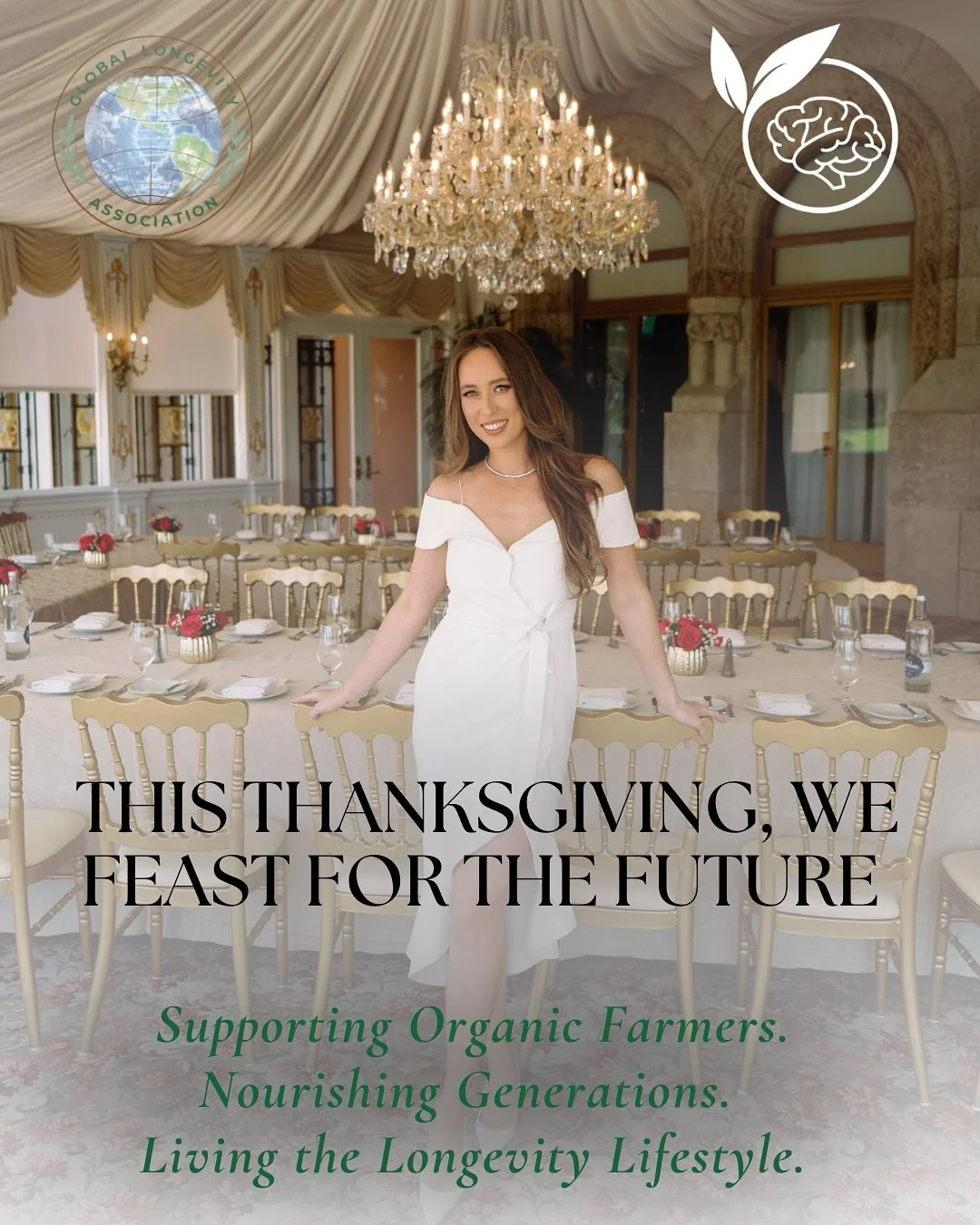 🦃 This year, our Thanksgiving table brings together wellness, purpose, and community—to support Florida’s organic farmers and the future of longevity for generations to come.
On November 20th, We are hosting the Thanksgiving Longevity Lu