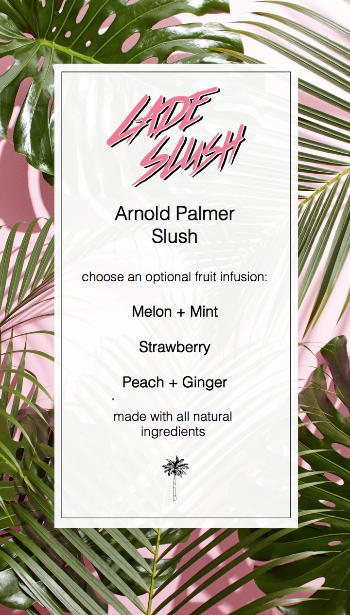 Sample Menu