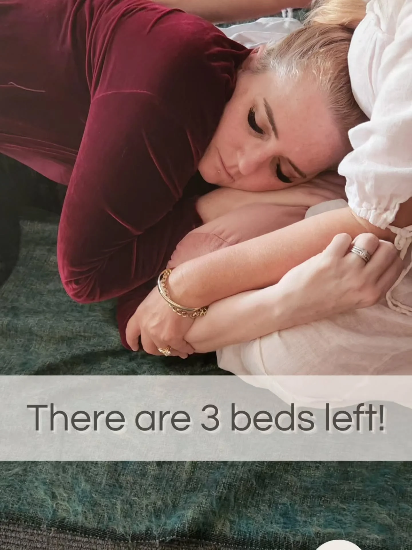 There are 3 beds left.

And they&rsquo;re not just beds.
They&rsquo;re portals.

This isn&rsquo;t a spa retreat.
It&rsquo;s a sacred transformation.
A body-led reclamation.
A full-bodied &ldquo;enough.&rdquo;

Womb rites.
Yoni mapping.
Sound, shame, 