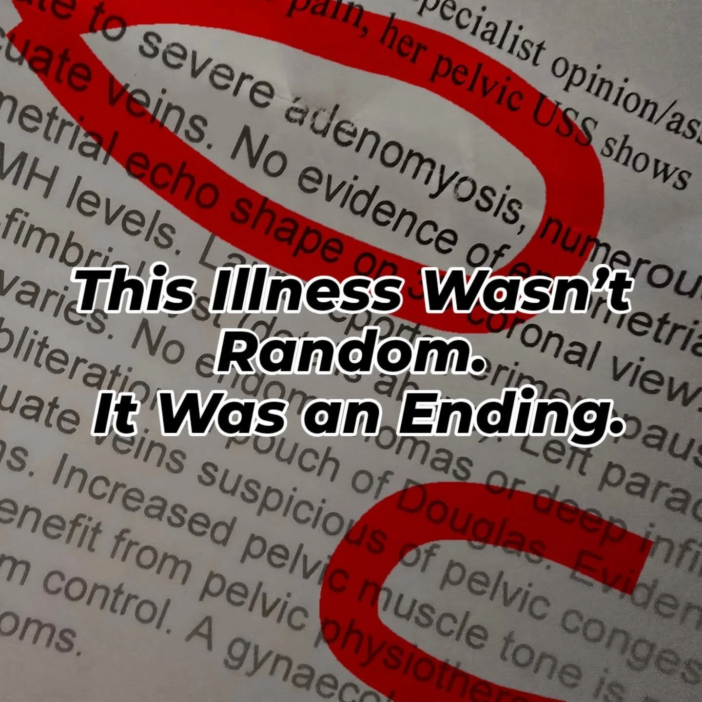 I&rsquo;ve been diagnosed with&nbsp;severe adenomyosis and pelvic congestion syndrome.
I want to name something clearly before the stories start forming.
This diagnosis is&nbsp;not&nbsp;because I do womb work.
I wasn&rsquo;t &ldquo;caused&rdquo; by t