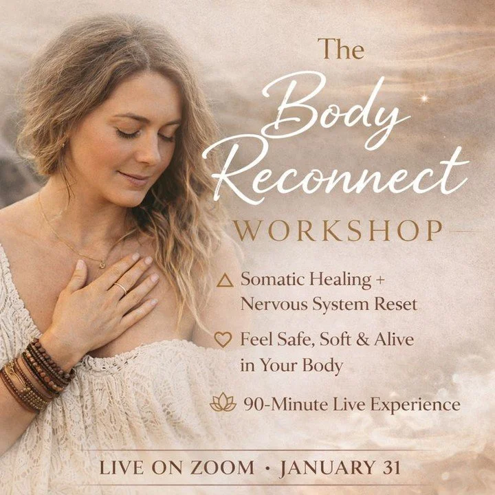 ⏳ 14 days left to grab your spot in the Body Reconnect Workshop.⁠
⁠
This isn&rsquo;t another mindset webinar.⁠
It&rsquo;s a full-body reset.⁠
⁠
Here&rsquo;s what you&rsquo;re getting for $44:⁠
⁠
✓ A trauma-aware, somatic journey to feel safe in your 