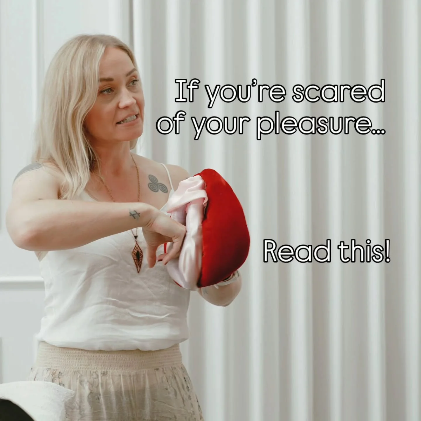 If you&rsquo;re scared of your pleasure&hellip; read this.

You say you want to feel sexy again
but you flinch when anyone asks what you actually feel.

You want connection&hellip; but your body is frozen.
You crave intimacy&hellip; but you&rsquo;re 