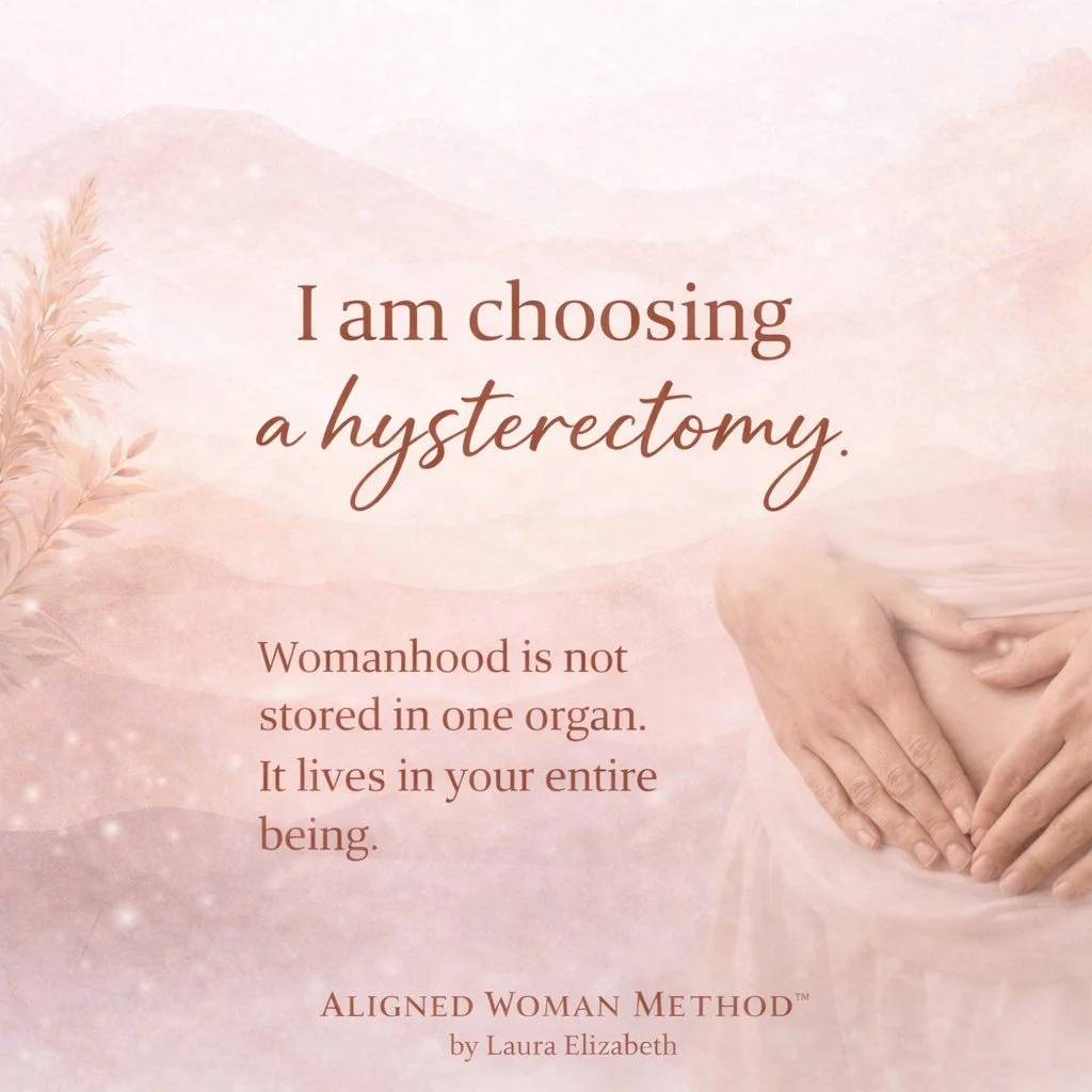 In a few days, my uterus will be removed.⁠
⁠
Not because I hate my body.⁠
 Not because I failed at healing.⁠
 Not because I gave up.⁠
⁠
Because this is the cleanest decision for my health.⁠
⁠
And I refuse to pretend that womanhood lives in one organ.