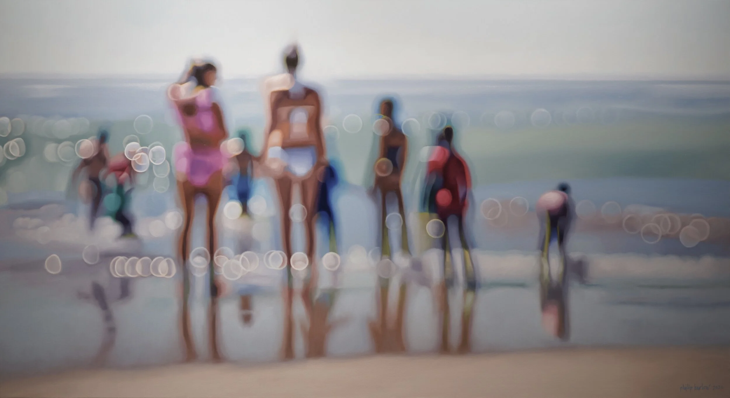 3.30 on 4th - 1.2m x 2.2m, oil on canvas