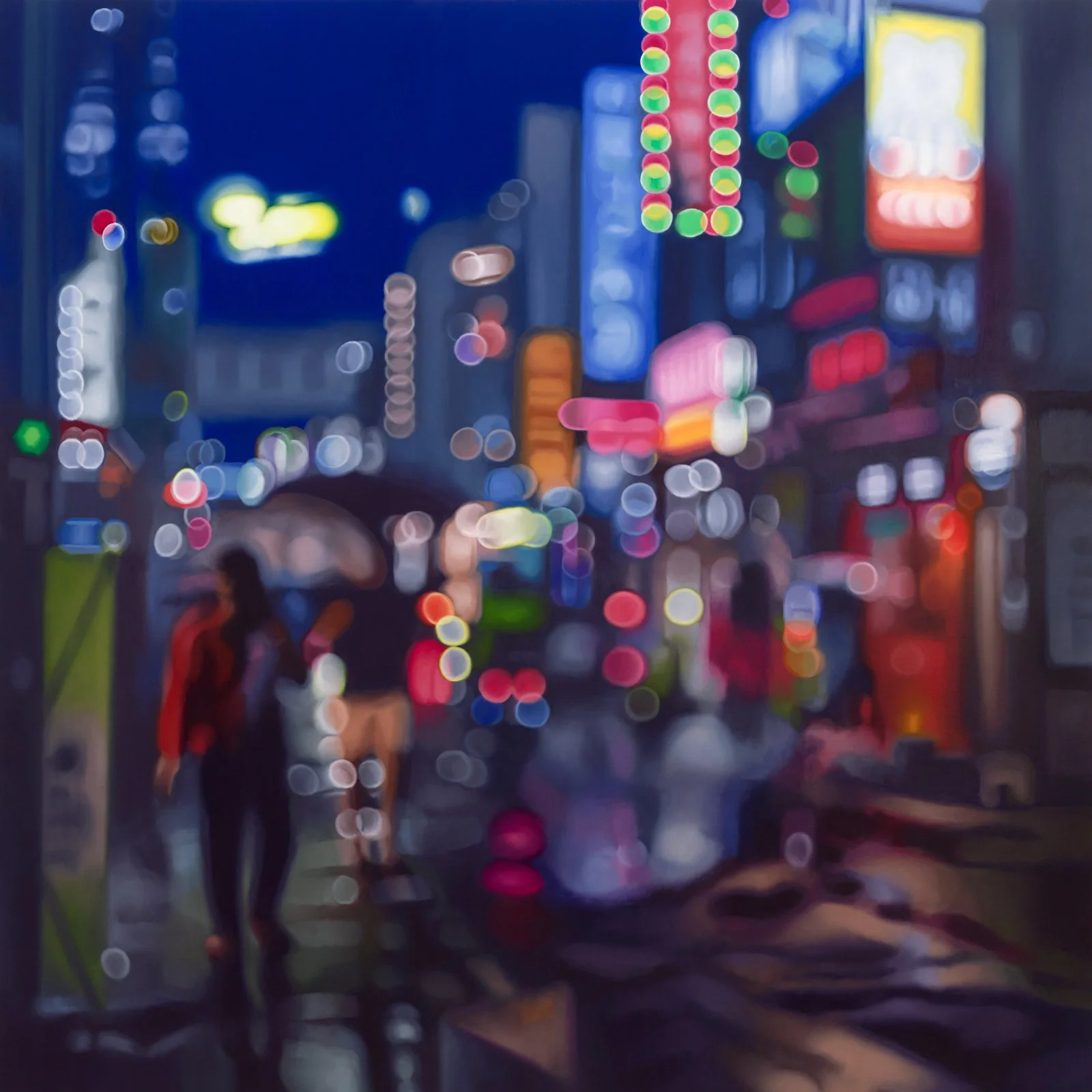 urban glory - 1.6m x 1.6m, oil on italian linen