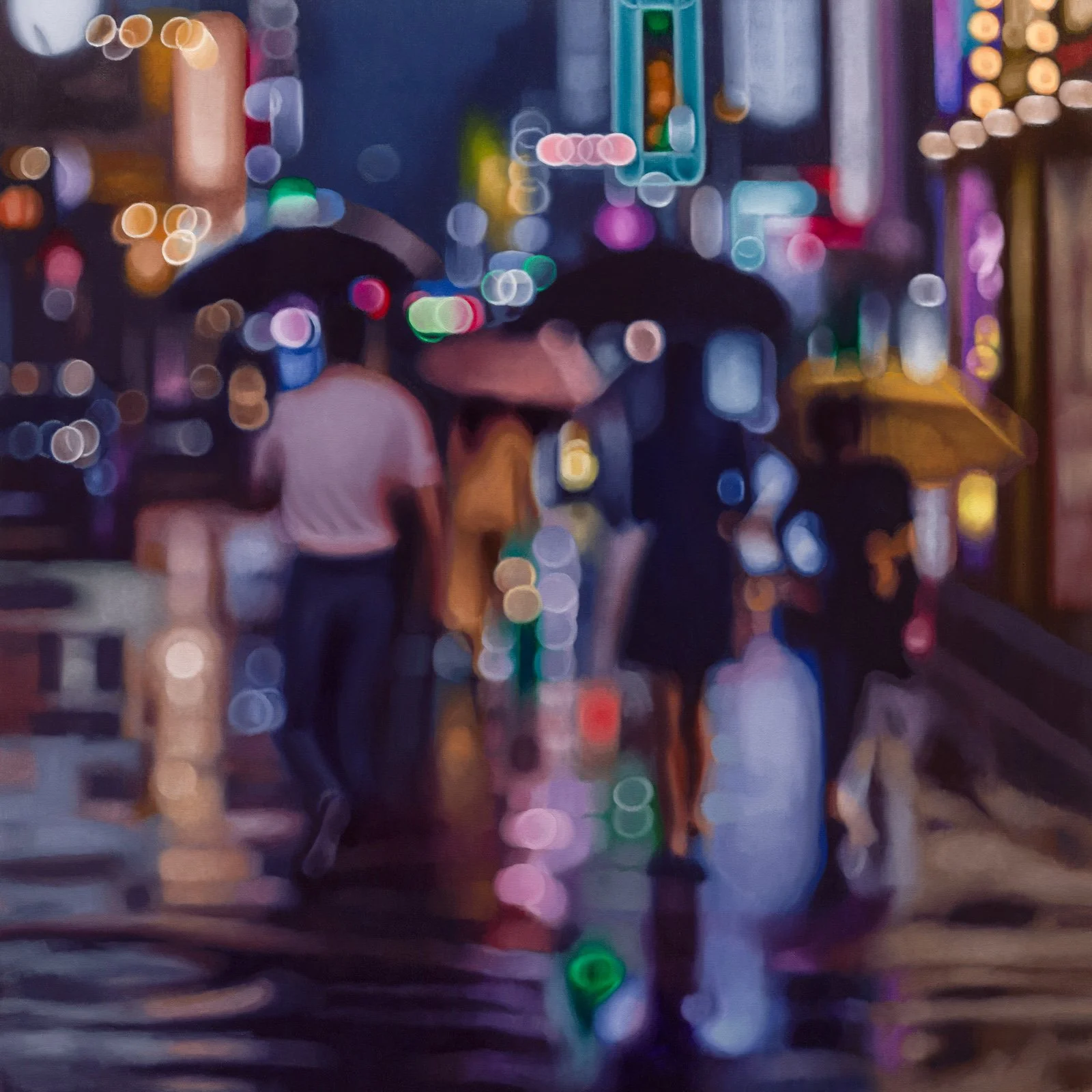 gemma - 1.2m x 1.2m, oil on italian linen