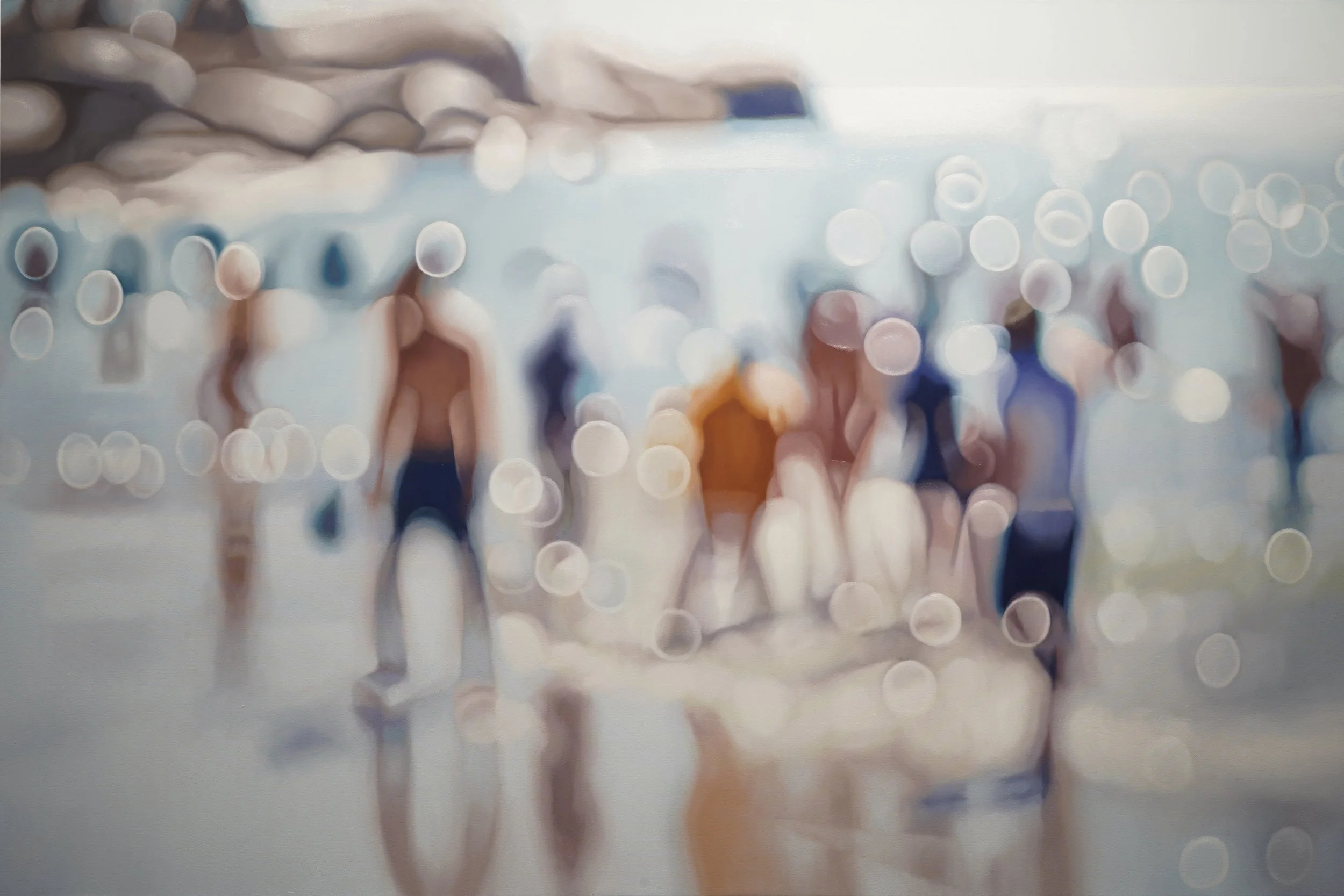 4th beach - 1.2m x 1.8m, oil on canvas