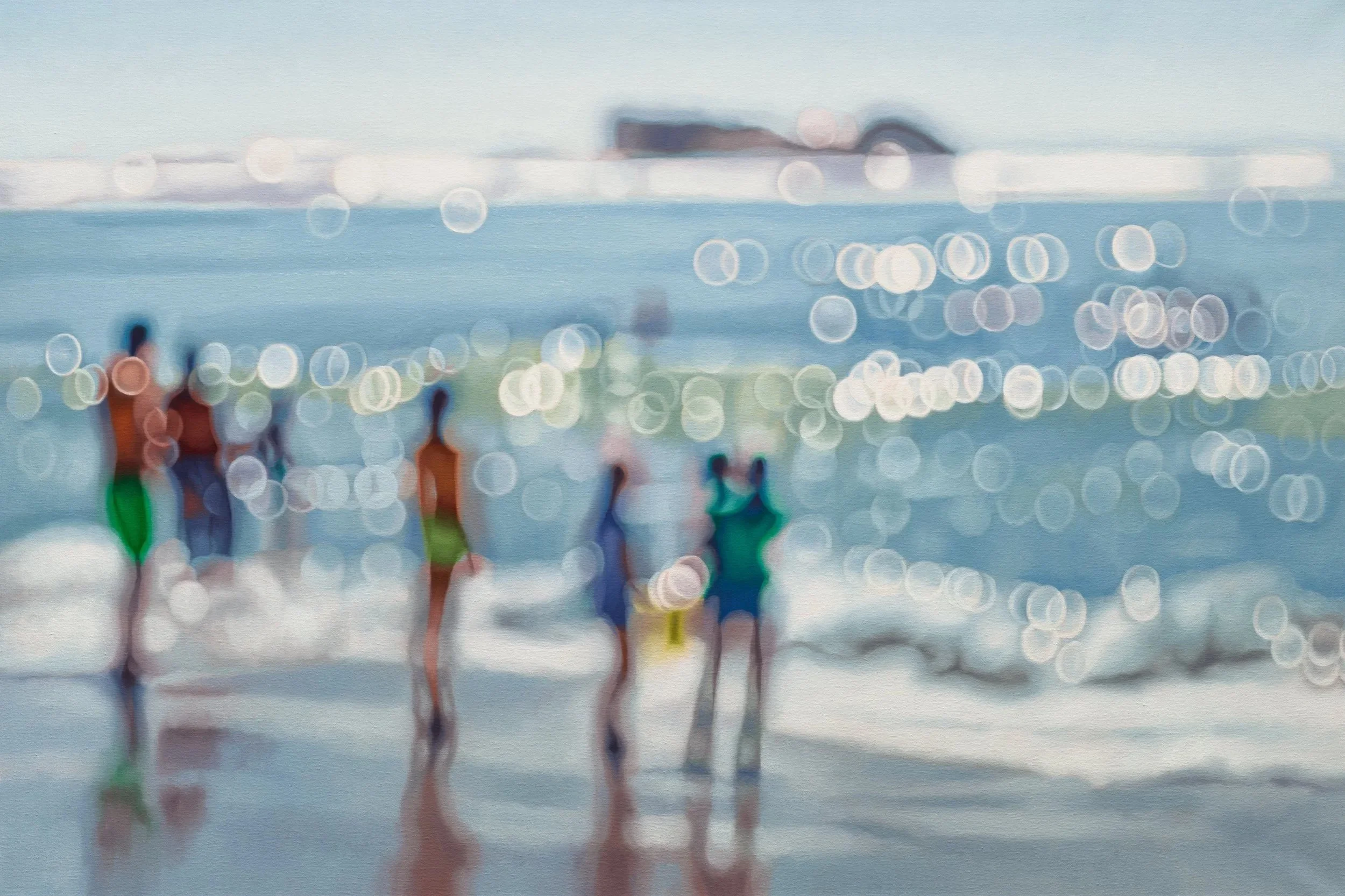 2.45 pm on clifton - 1.2m x 1.8m, oil on linen