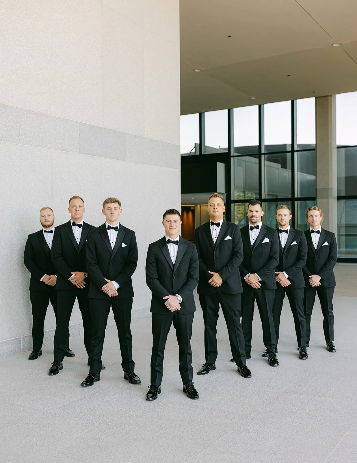 A moment for the groom and his groomsmen!