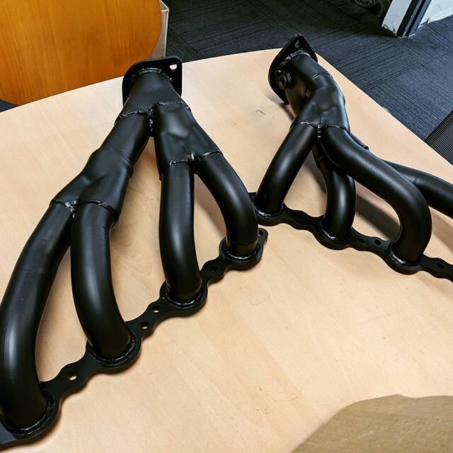 E30 LSx headers ready for installation.