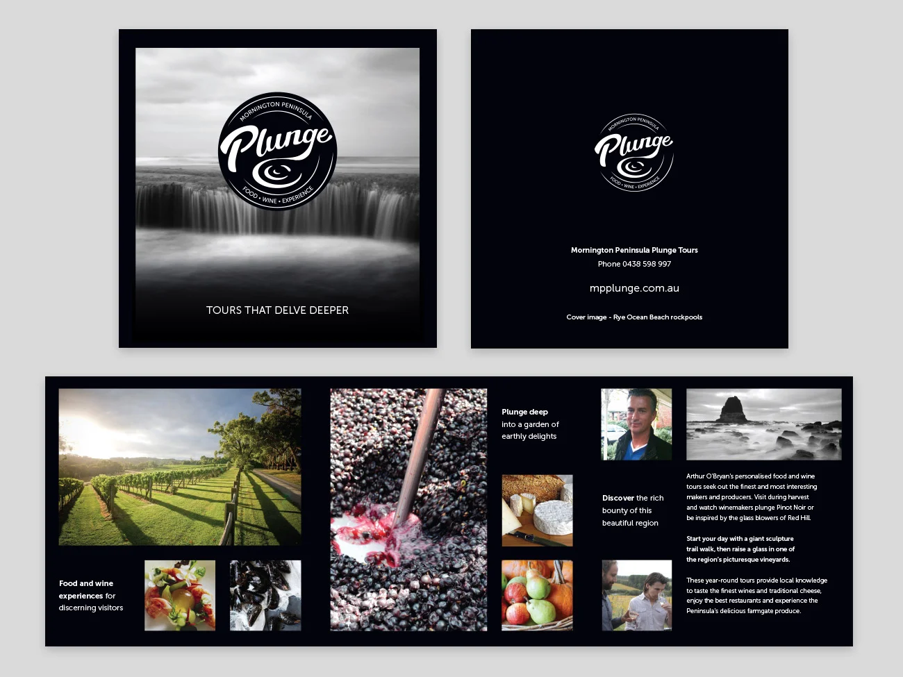 Mornington Peninsula Plunge brochure design