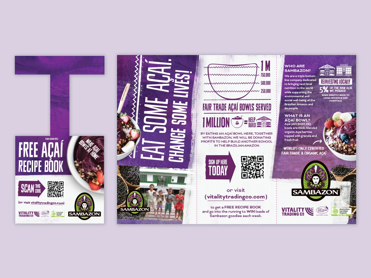 Sambazon Campaign Collateral