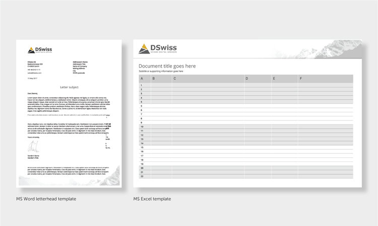 Custom designed Microsoft Excel template
