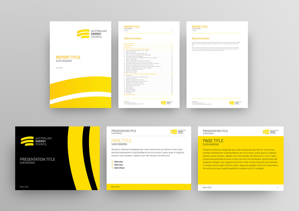 Extensive suite of Word report templates and PPT templates