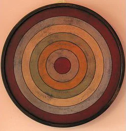 Bulls Eye Game Board Blue