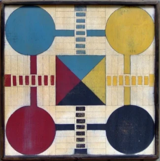 Merry Go Round Parcheesi Game Board