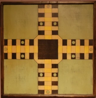 Soft Green Parcheesi Parcheesi Game Board