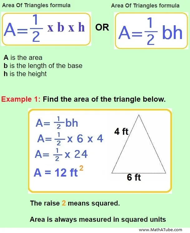 Area Of Triangle 1 2 Bh – Triangle Area Calculator – XFNV