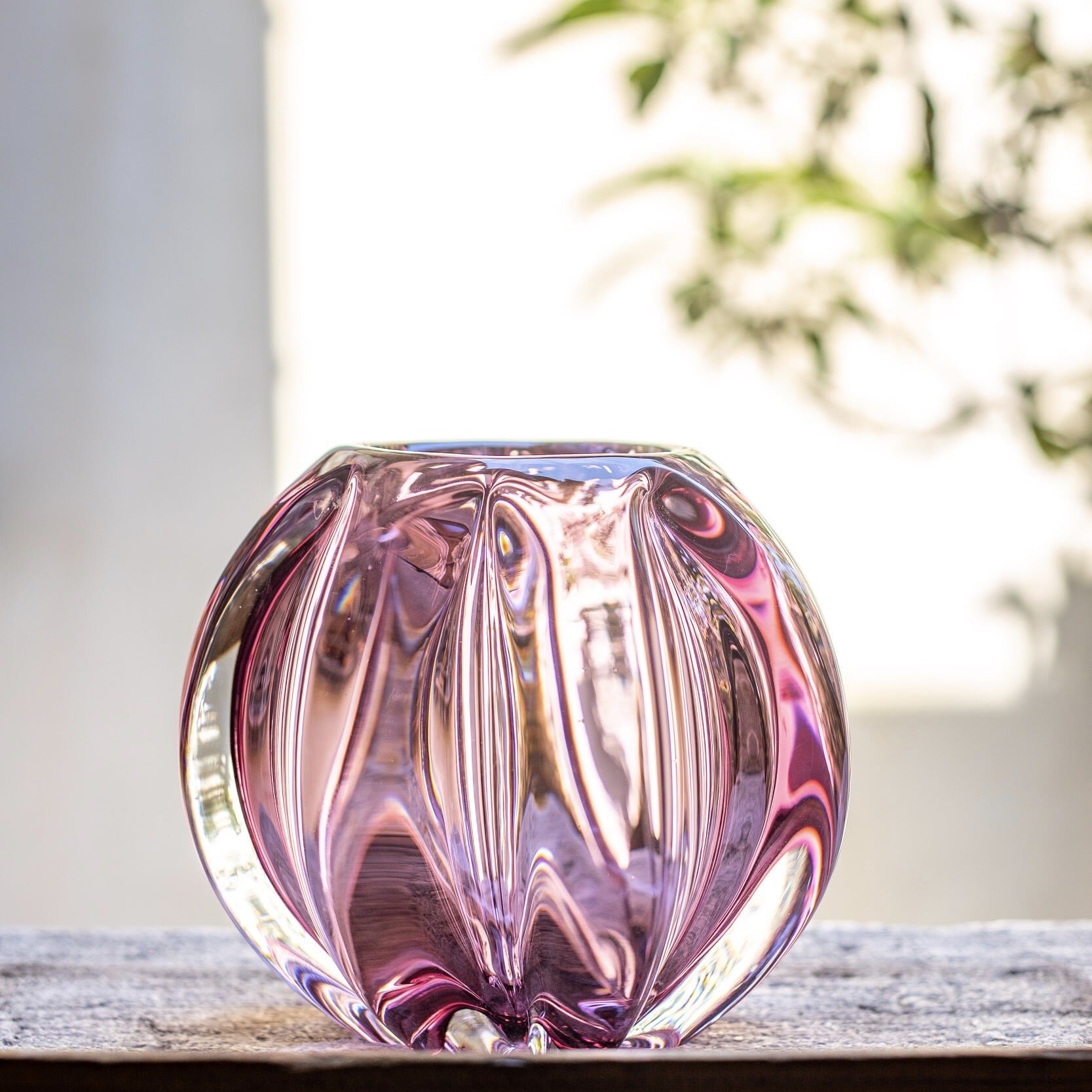 Fiori Bolla Vase in Rubino by Yali Glass — YALI