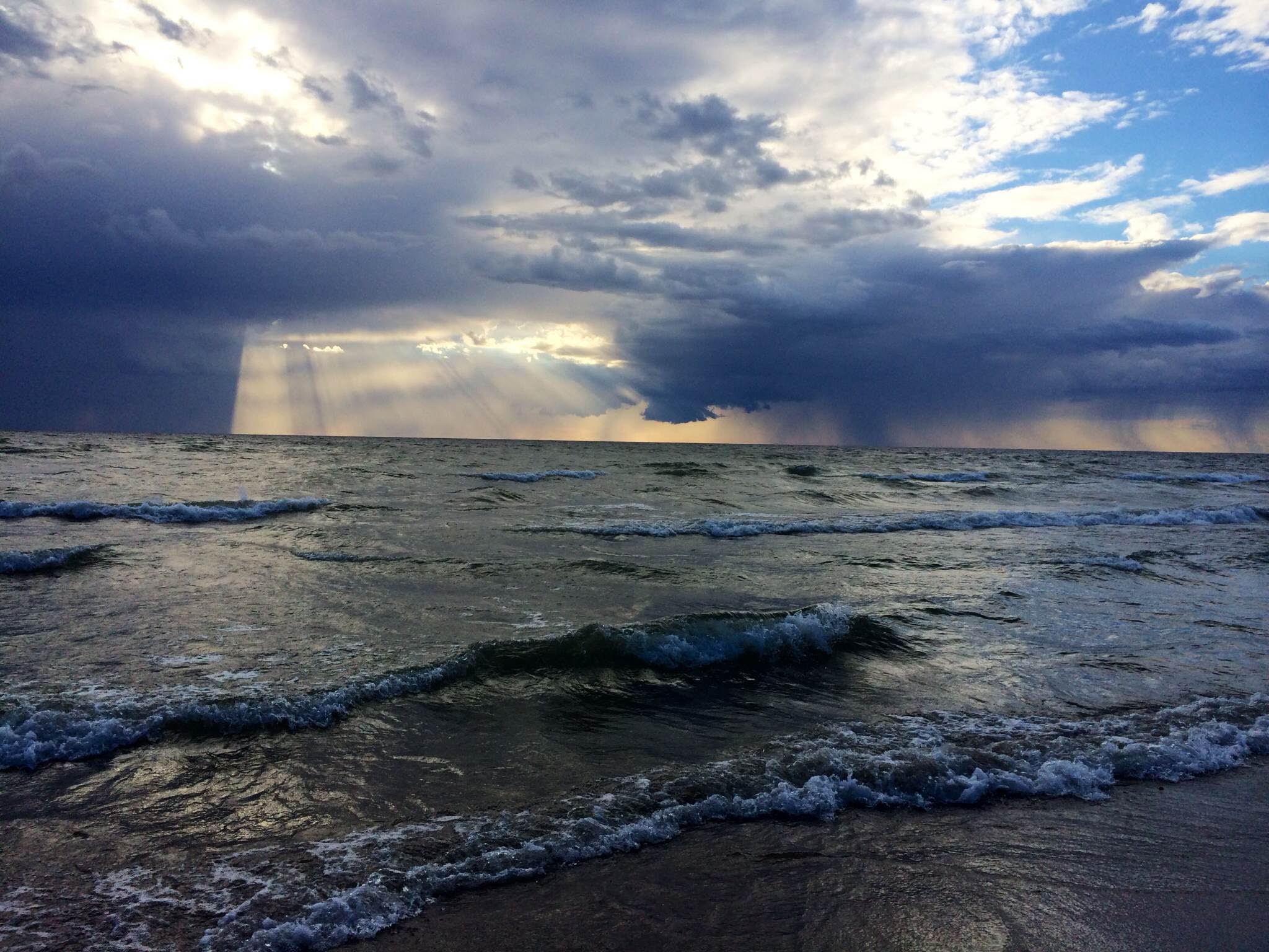 Rain at Sunset