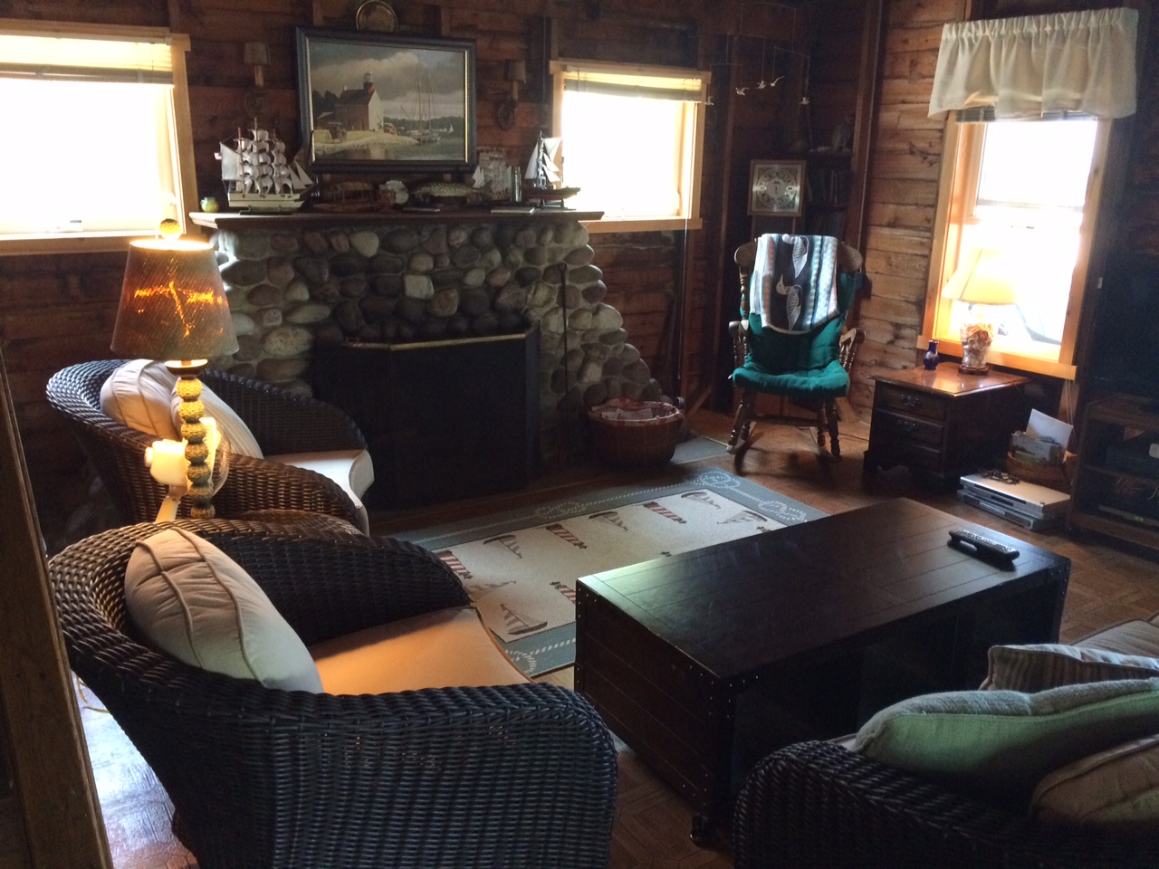 North cottage living room