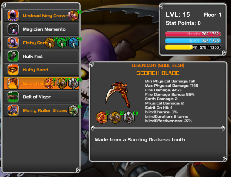 Combine the Scorch Blade Soul Gear (Burning Drake + Flame Bee + Stabby Squirrel) with the Legendary Drakey Toothey Scythe for ultimate fire damage!