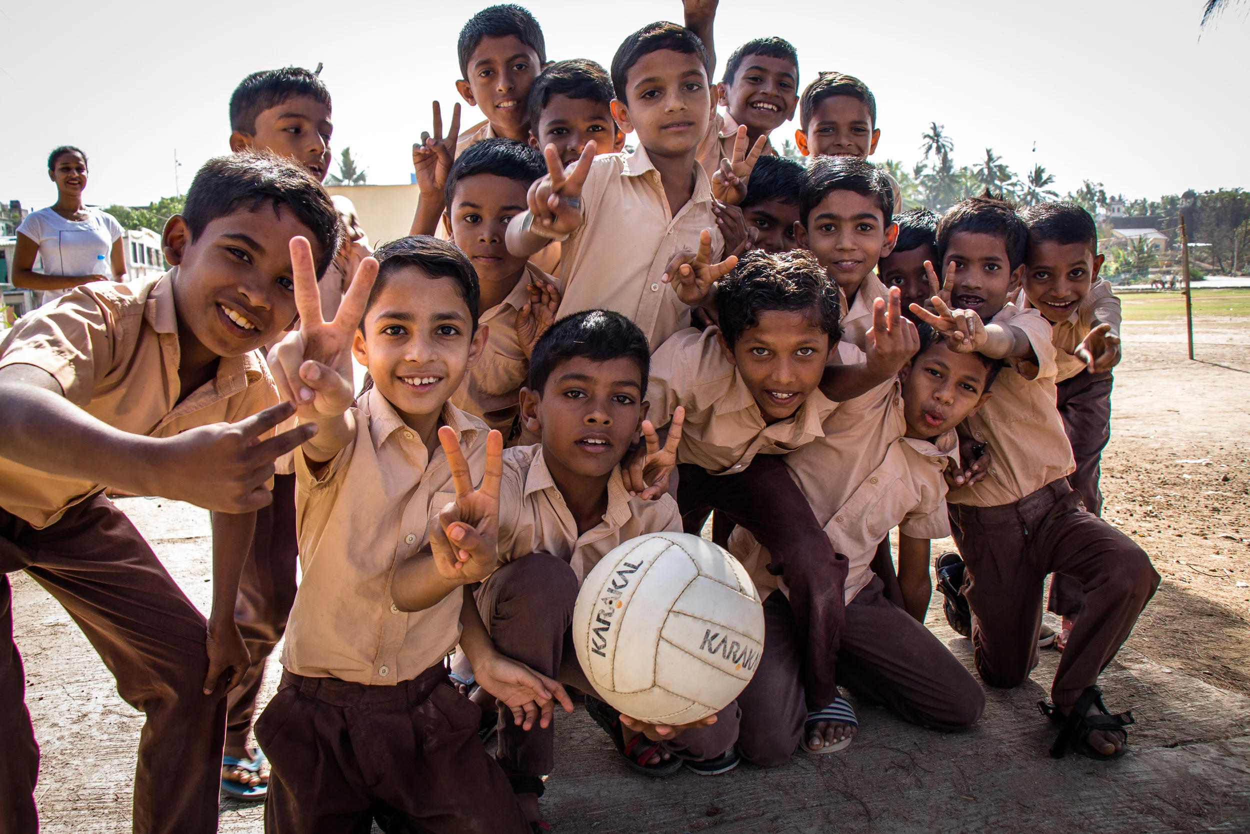 Happy Kids At Z.P Urdu School, India