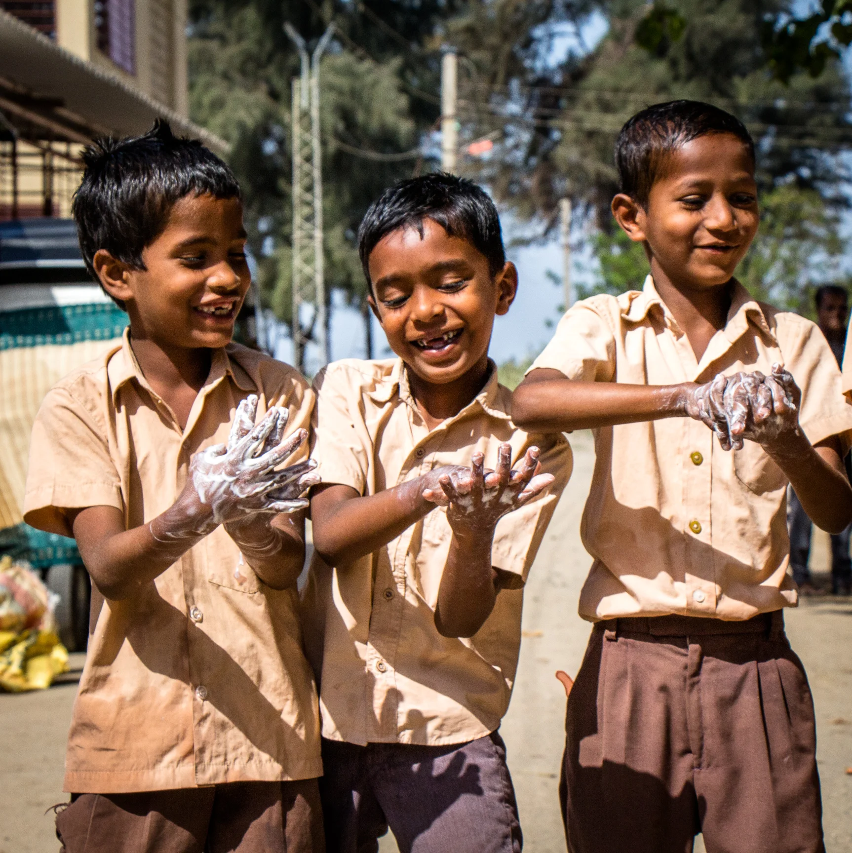 Happy Kids At Z.P. Urdu School,India