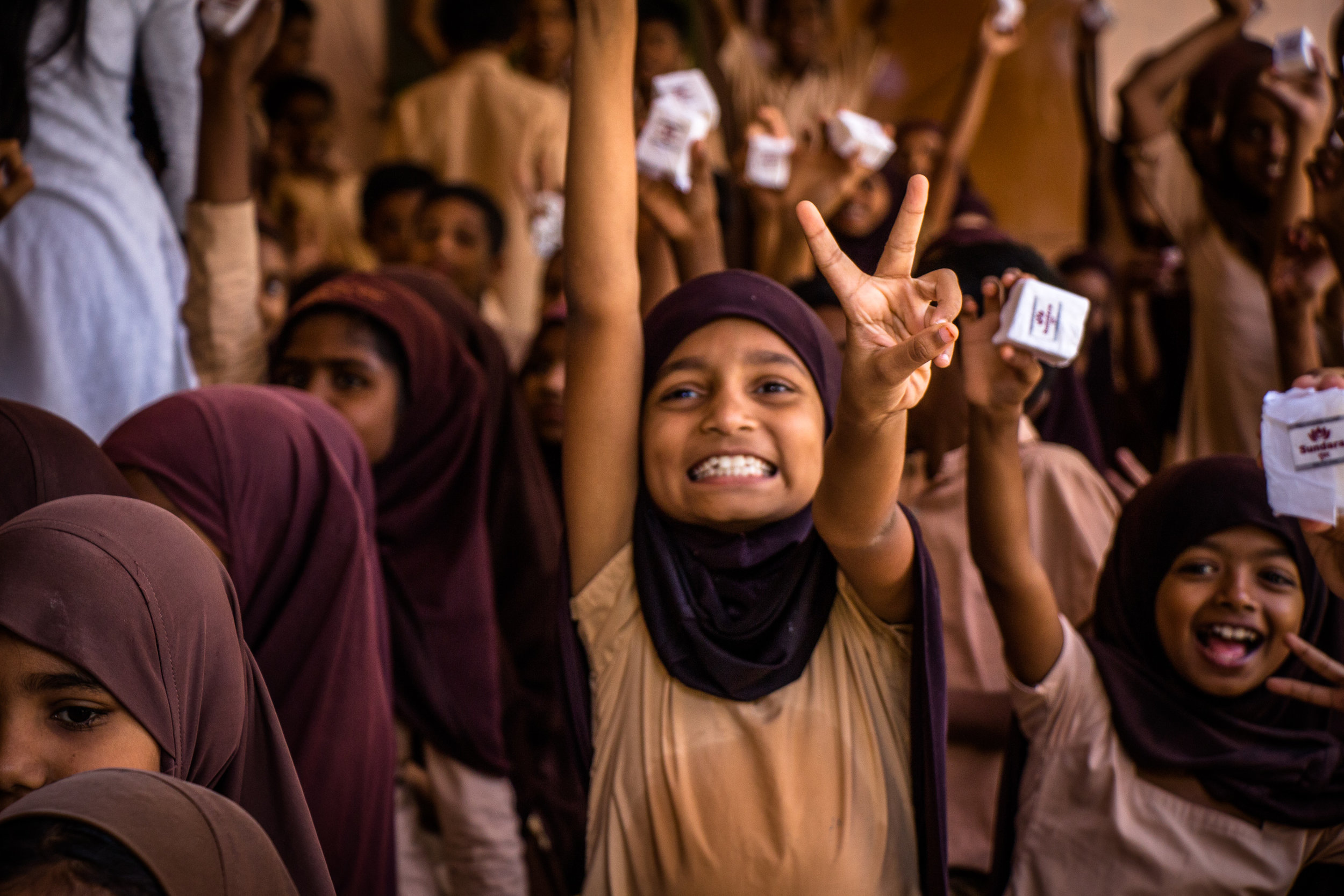 Happy Kids At Z.P. Urdu School,India 