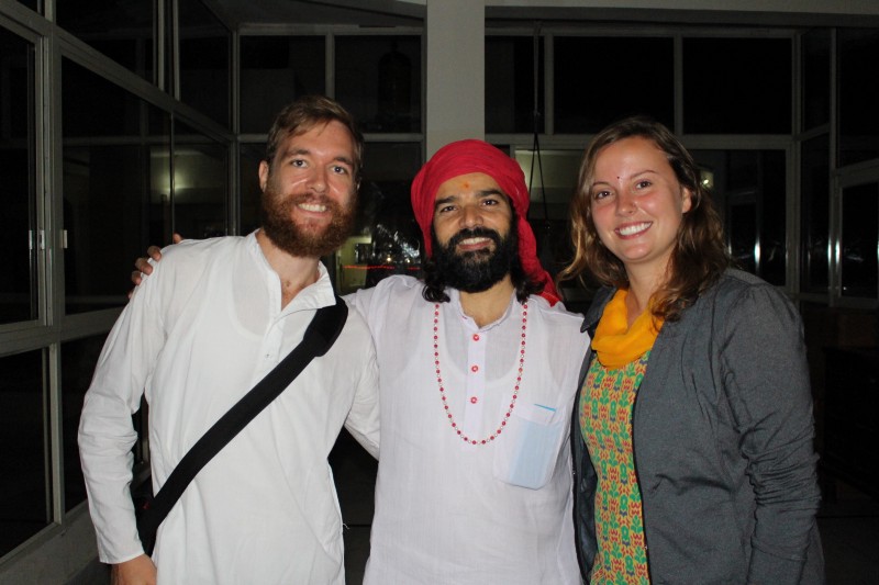  First Yoga and Meditation experiences with our Yogi in Rishikesh, India