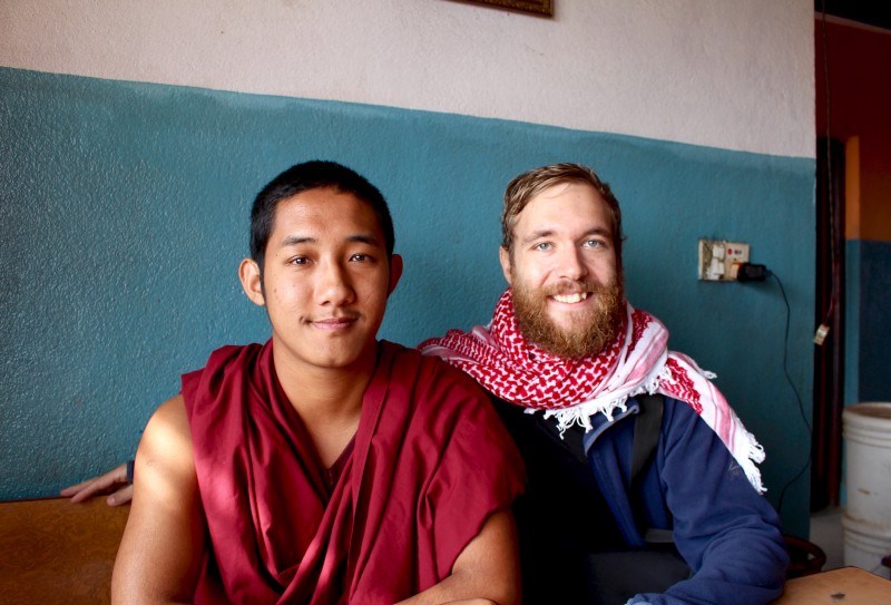 2-hour long chat with a doctor monk I had randomly met while having coffee in Nepal. Turns out he likes to play video games, soccer/football, and yeah, scroll on Facebook!