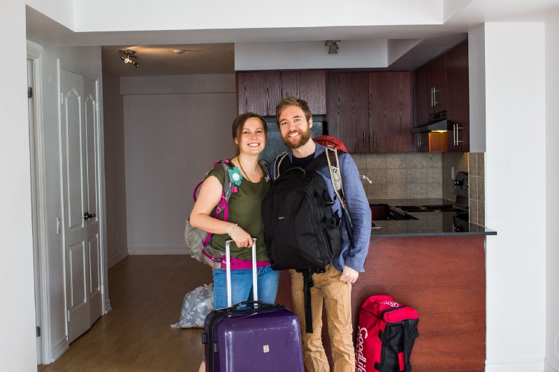 Our empty apartment before becoming nomads in June 2017. We actually never furnished the place in the year we were there, with the exception of a mattress and a desk to work from occasionally. I guess somehow we knew it would be temporary.