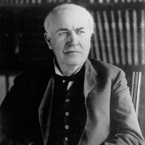  Thomas A. Edison. Photo credit: biography.com