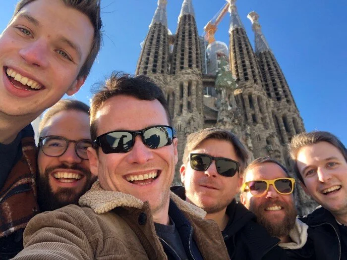 From left to right: Maarten van Doorn, Matt Sandrini, Brian Pennie, Michael Thompson, myself, and Niklas Göke. Photo by Brian Pennie.