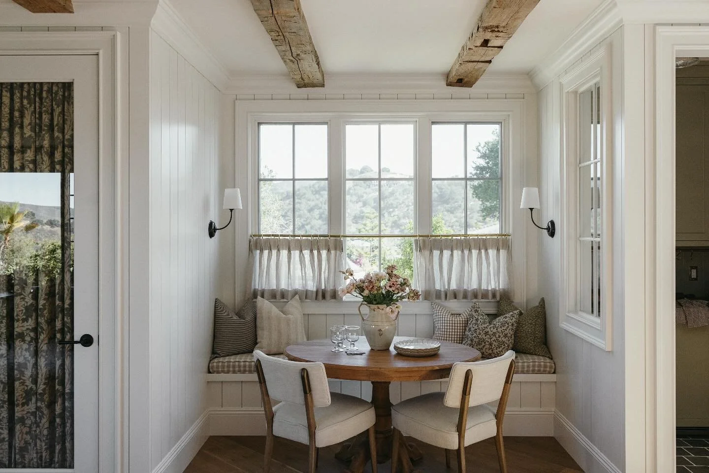 the pantry | breakfast nook | beverage room

peep that view in the reflection on the left 🏞️