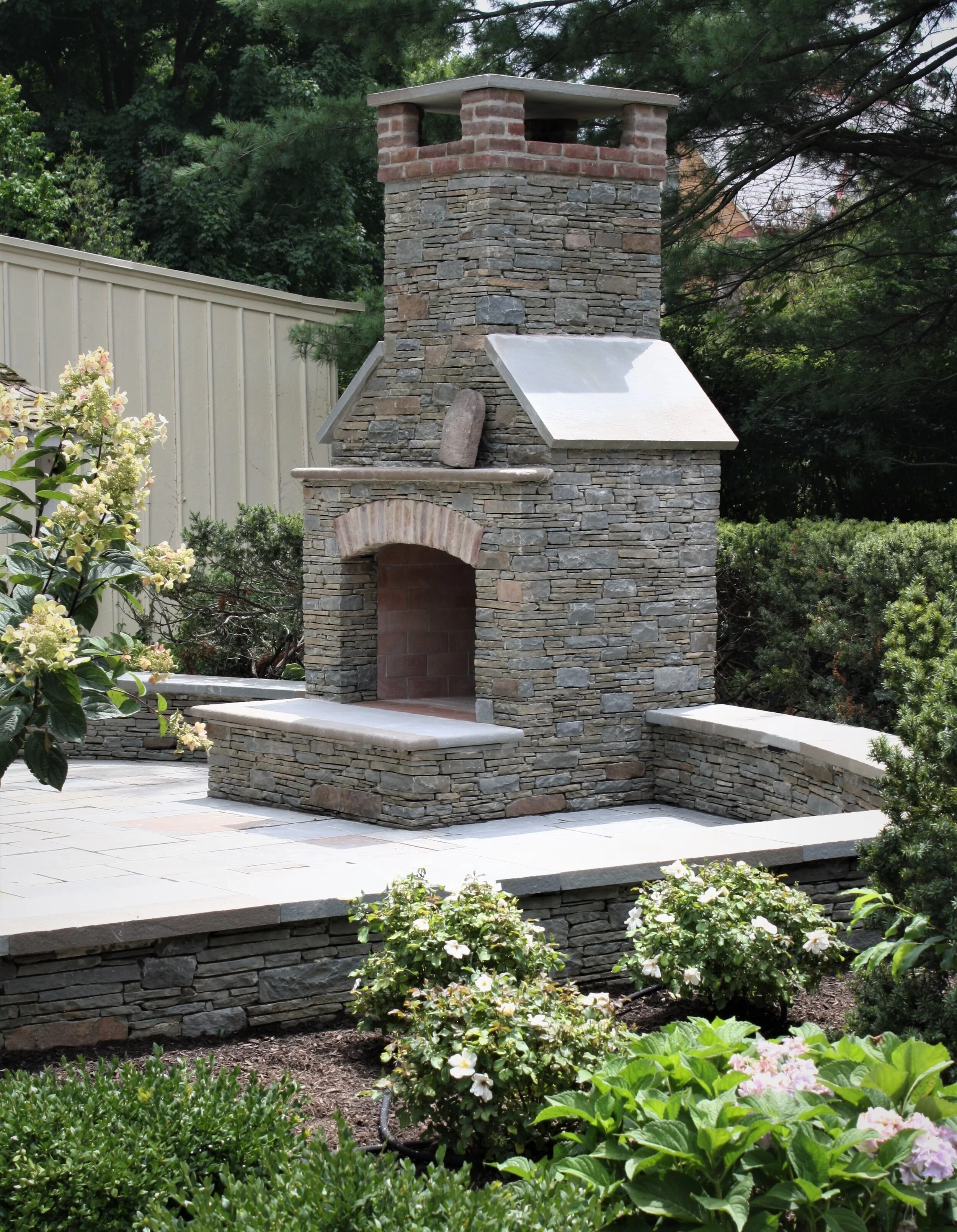 waitkus design stone fireplace and stone wall.JPG