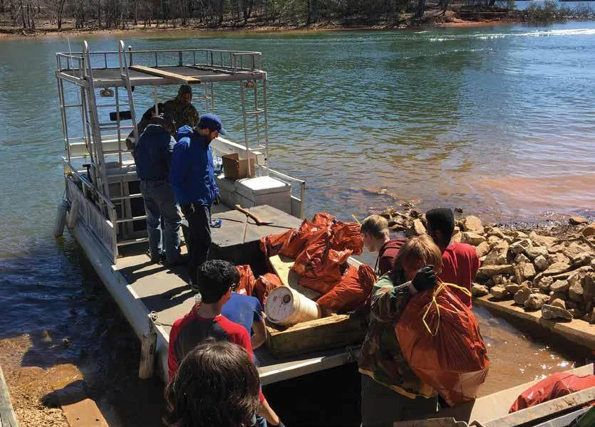 Lake James Clean Up Nets 4.5 Tons of Trash