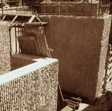 Photograph of the building's construction Photo: Library of Congress