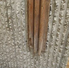 Detail of the concrete formwork Photo: Kelvin Dickinson