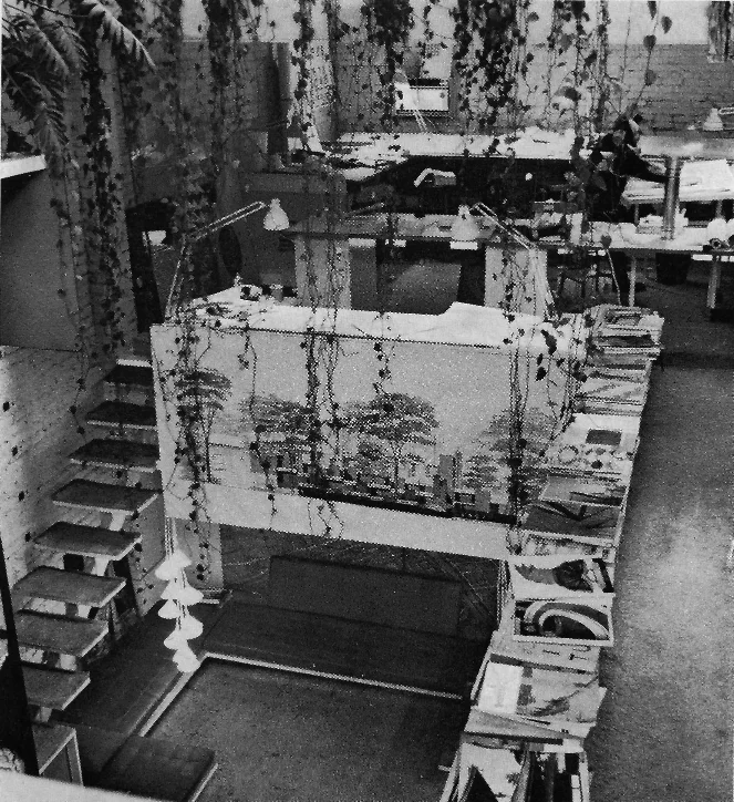 Interior of Rudolph's office Photo: Library of Congress