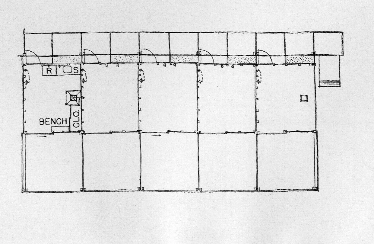 Typical Cabana Floor Plan. Image: Paul Rudolph Heritage Foundation Archives