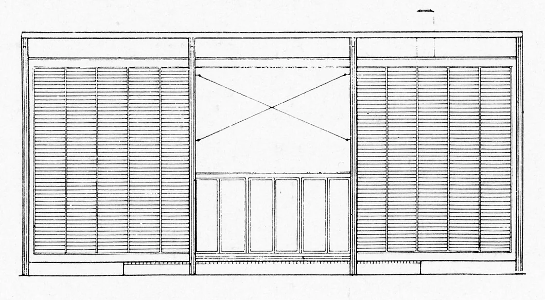 Pool-side Elevation. Image: Paul Rudolph Heritage Foundation Archives