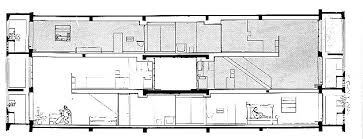 A section through Le Corbusier’s “Unite”