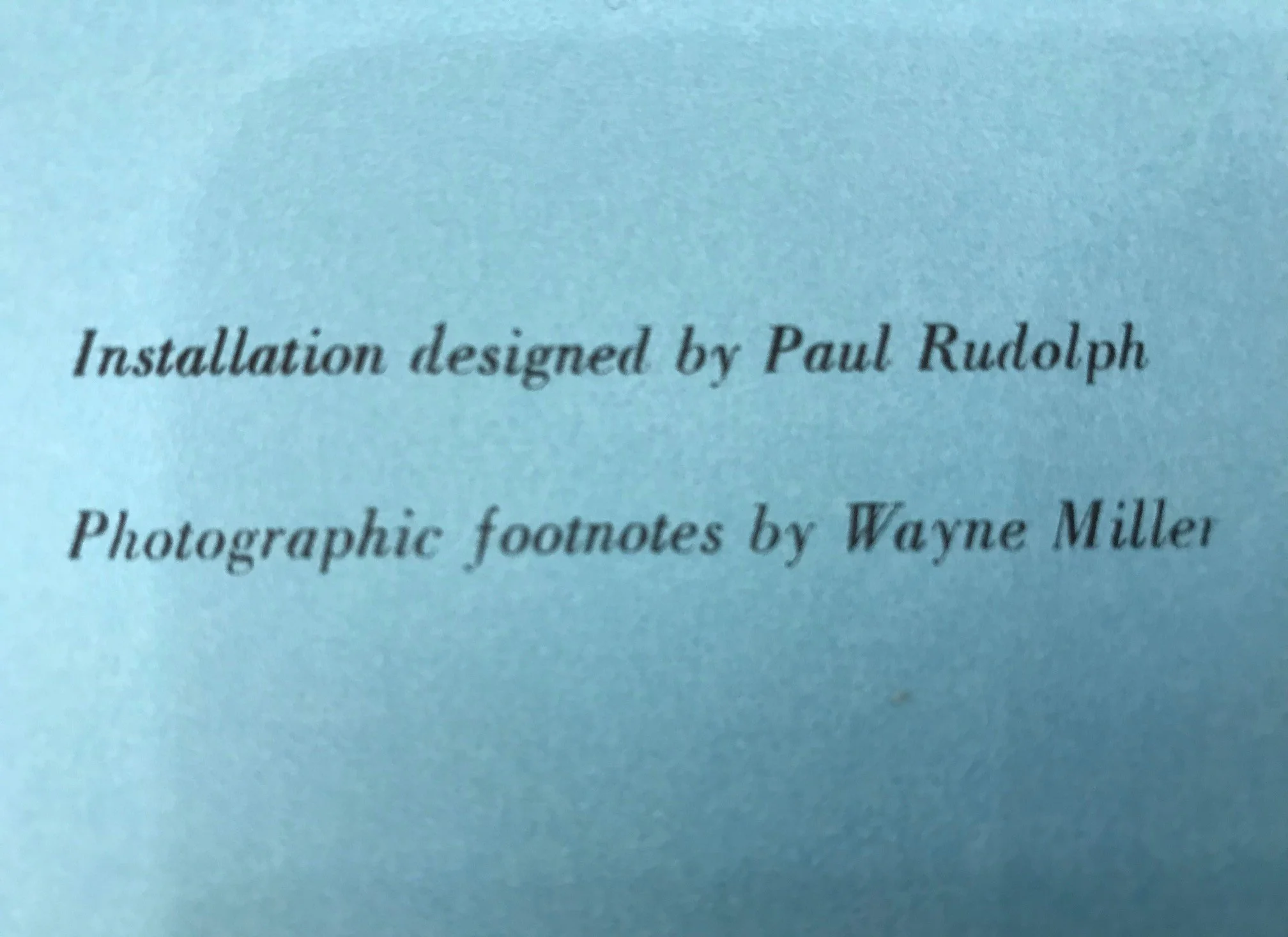 Photo of the book in the Library of the Paul Rudolph Heritage Foundation