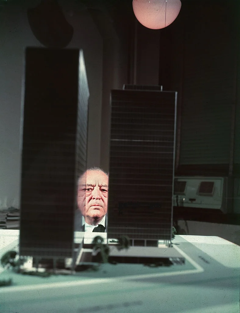 Mies is watching! Photo: The Charnel House – www.charnelhouse.org